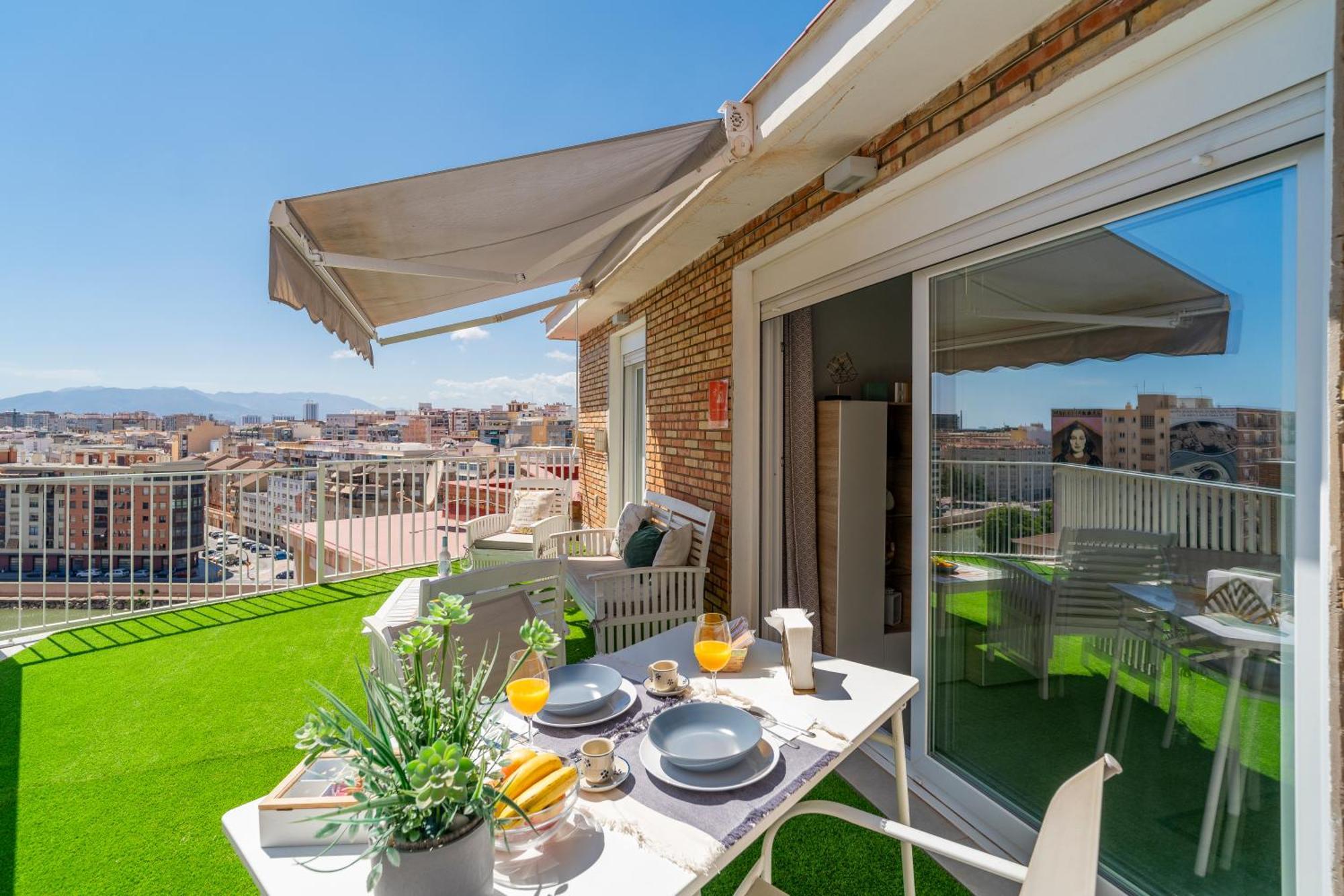 Sea Views Penthouse City Center マラガ エクステリア 写真